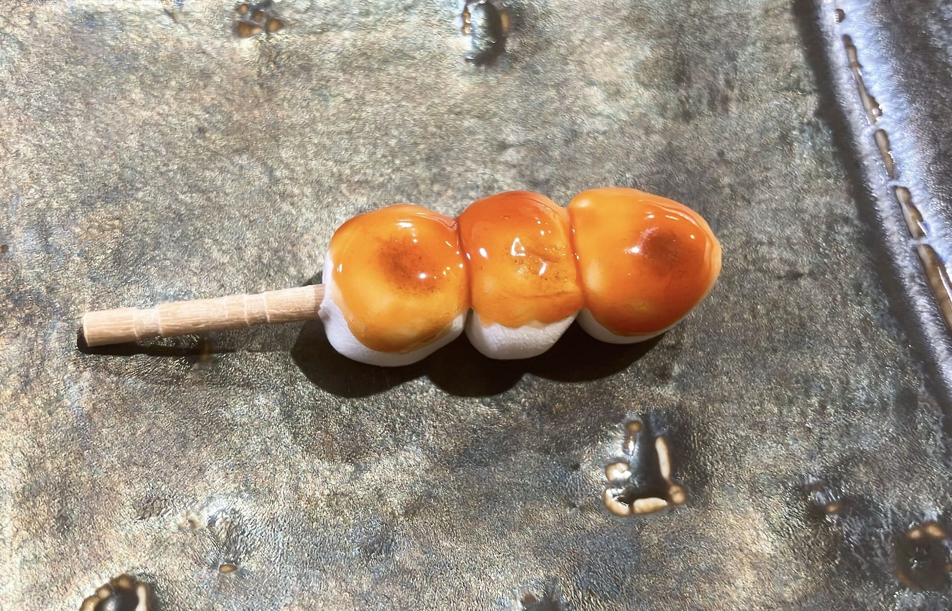 軽量粘土で作ったみたらし団子のリンク