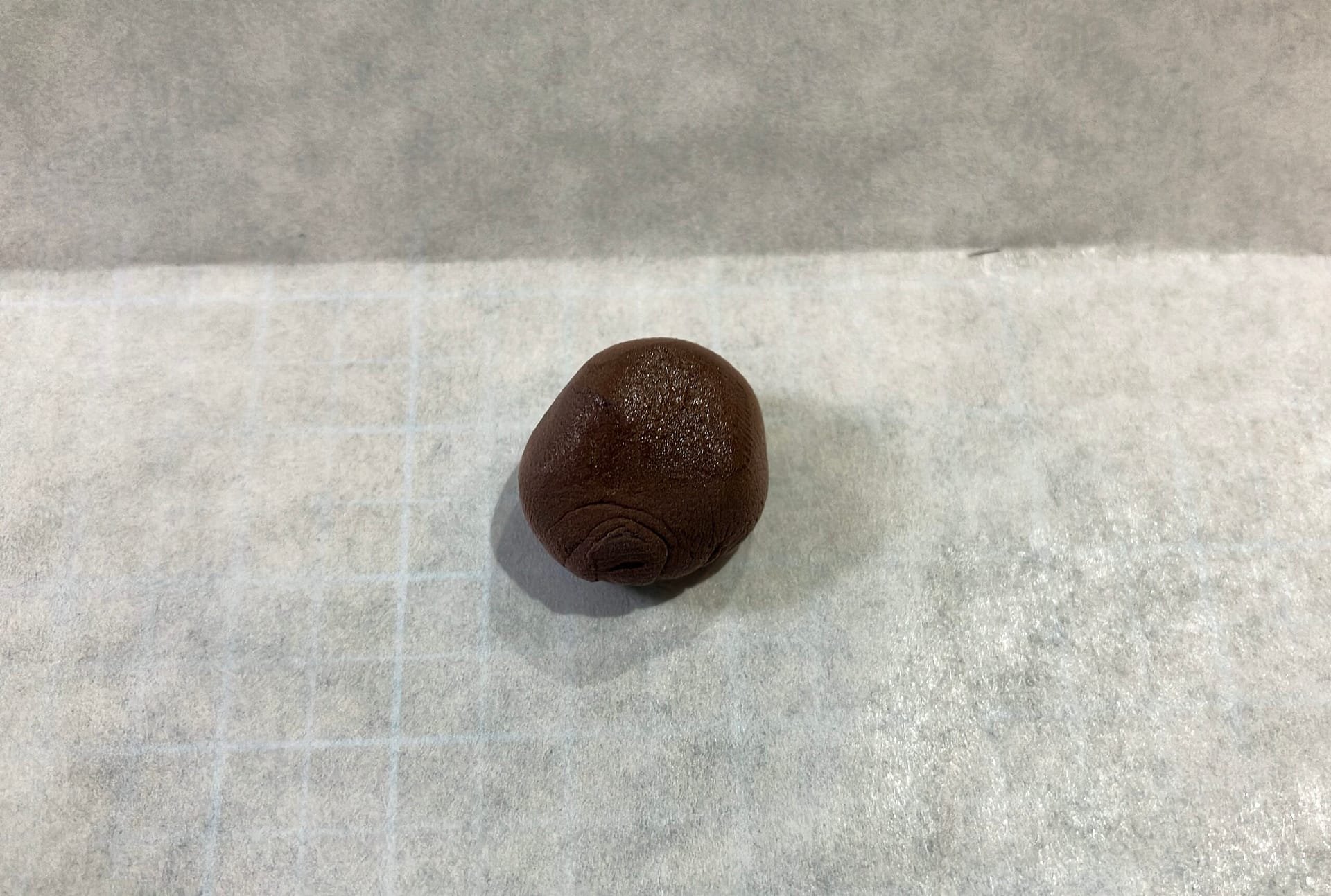 軽量粘土で作ったあんこの色の目安