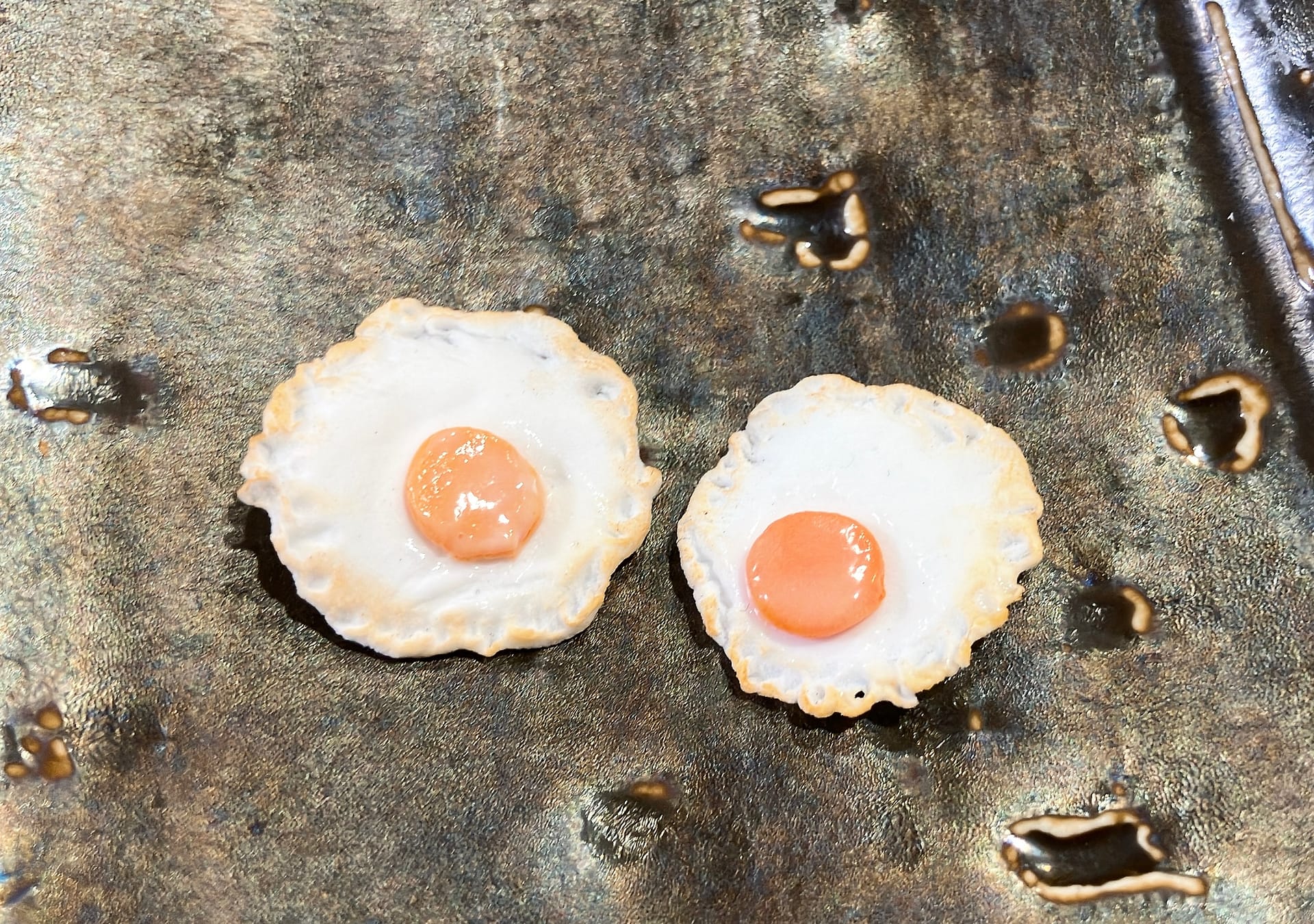 ミニチュアフードの目玉焼き