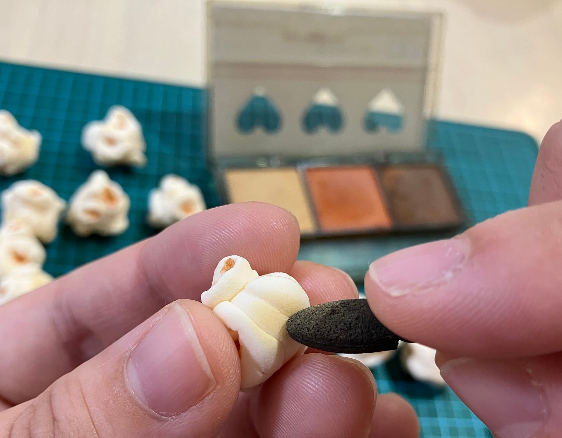 ポップコーンの作り方(焼き色の達人で焼き色を付ける)